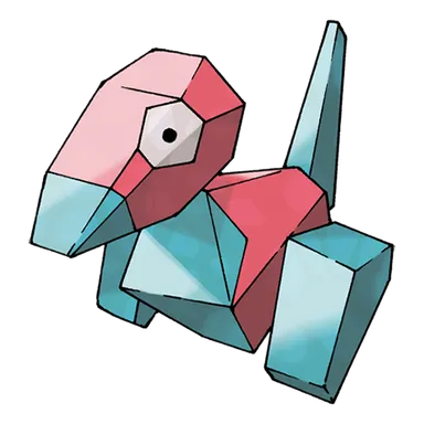 official artwork of porygon